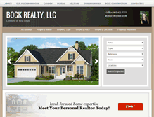 Tablet Screenshot of bockrealty.com